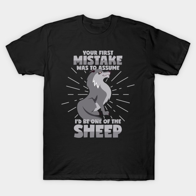 Wolf in Sheep's Clothing T-Shirt by voidea